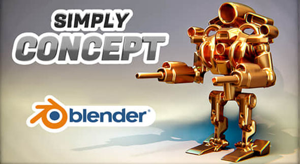 Blender抽象概念模型建模插件 Simply Concept v3.3+使用教程