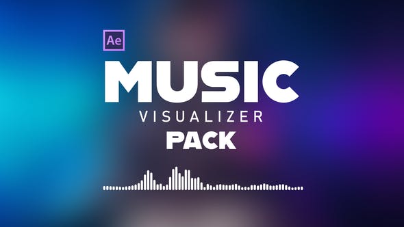 AE模板-单曲专辑音乐波形可视化动画 Music Visualizer Pack