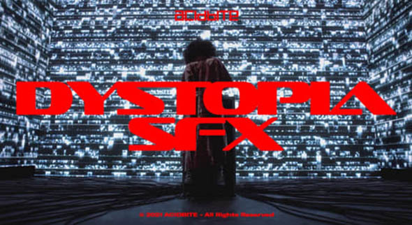 202个惊悚故障黑暗电影音效 Dystopia SFX