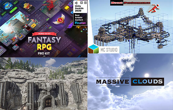 Unity游戏资源素材2021年8月份更新合集