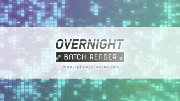 3DS MAX批量渲染插件 Overnight Batch Render v1.26
