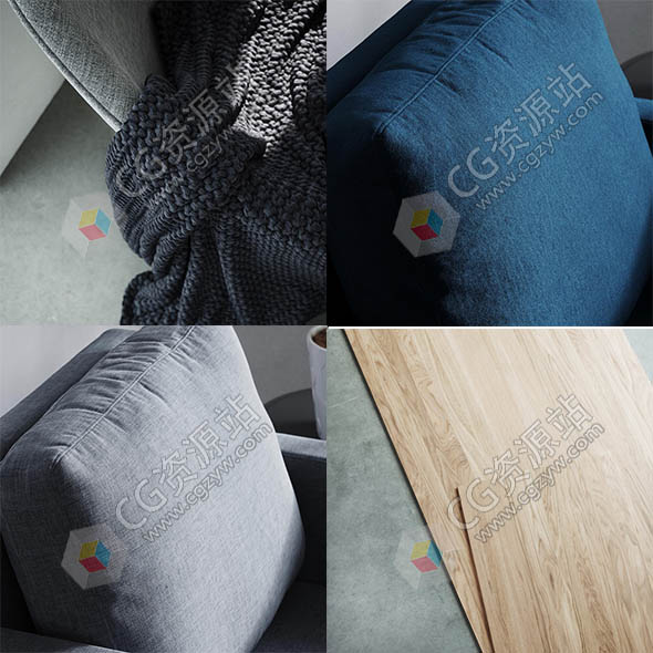 TextureSupply出品高质量材质贴图皮革布料木头合集V2021版-图片1