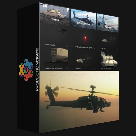 104组飞机坦克警报灯真实动画高清视频素材