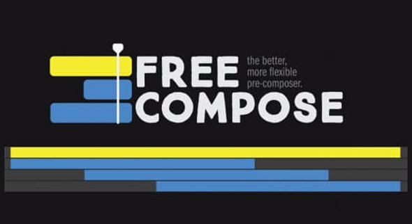 图层分组整体管理控制AE脚本 Free Compose V1.5 + 使用教程