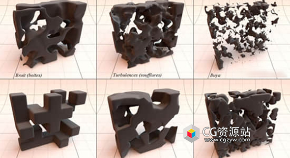 物体材质噪波变形动画C4D插件 CodeVonc Proc3durale