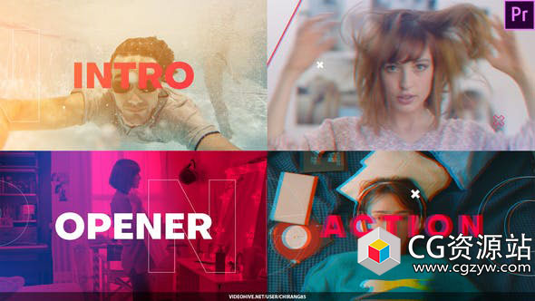 PR预设-动态事件时尚排版快闪片头 Dynamic Modern Opener