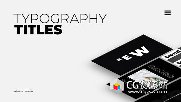 FCPX插件-4K文字标题排版字幕动画预设 Typography Titles