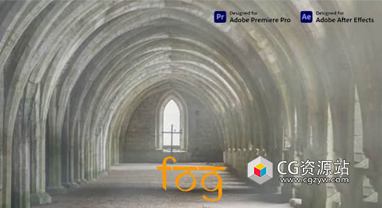 AE/PR插件-三维真实体积雾生成插件 Fog v1.2.2 Win/Mac