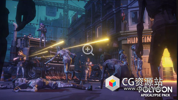 UE4低多边形资产合集模型包 POLYGON – Apocalypse Pack