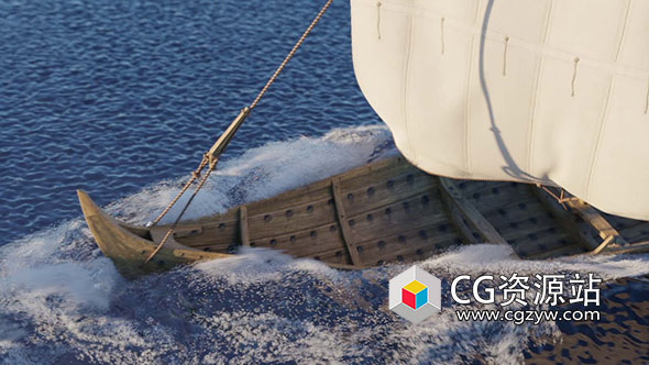 Blender流体模拟海上船只动画视频教程+中英文字幕