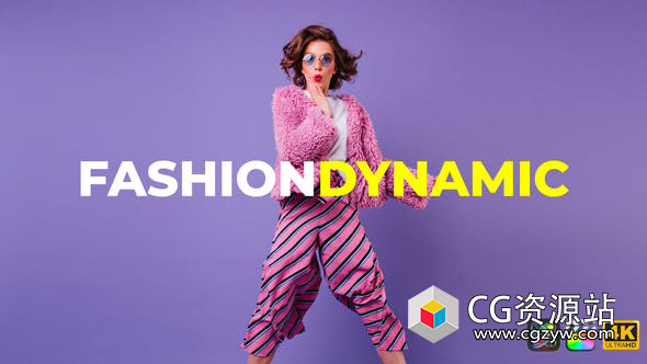 FCPX插件-时尚动态文字图片快闪片头 Fashion Dynamic