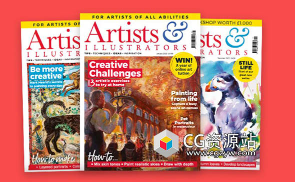 Illustrators艺术杂志2020-2021年全年系列(PDF)-图片1