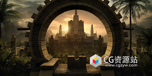 PS/Maya概念场景数字绘景大师级视频教程