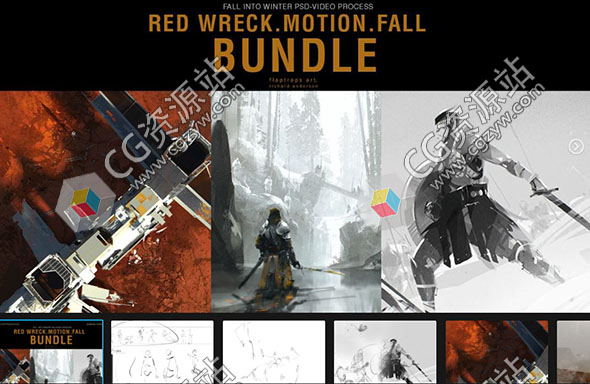 PS数字绘画大师级训练视频教程+中英文字幕