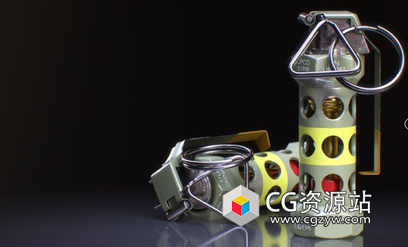 Blender闪光弹建模材质基础教程