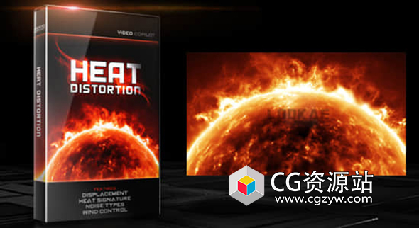 AE热浪变形紊乱插件 Heat Distortion v1.0.32 Win