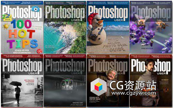 Photoshop用户艺术杂志1-12月份2021年度全集PDF格式-图片1