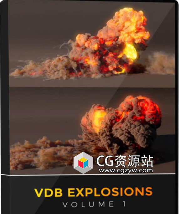 10种VDB序列素材爆炸特效动画元素 VDB格式