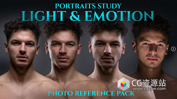 792张肖像研究光与情绪高清参考图片-图片1