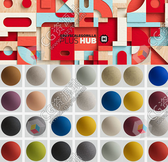 C4D插件GSG灰猩猩Arnold/Octane/Redshift材质预设HDRI合集-图片1