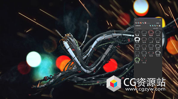 3DS MAX电缆生成插件 Cable Placer 1.1