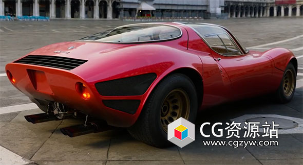 3ds Max V-Ray逼真汽车着色照明渲染完整教程