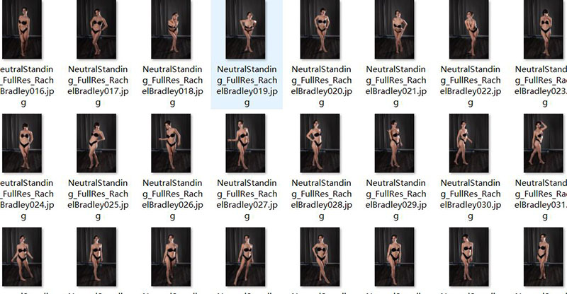 147张女性站立姿势造型高清参考图片-图片2