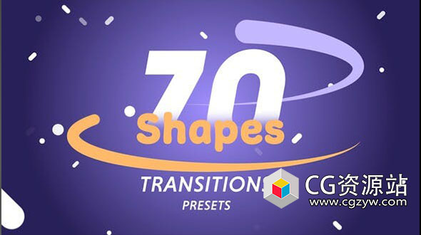 PR预设-70组多彩时尚图形MG动画转场预设
