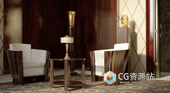 56个客厅沙发椅子茶几3D模型 Archmodels Vol. 142 (3DS MAX格式)