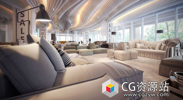 20个客厅沙发3D模型 Archmodels Vol. 167 (3DS MAX格式)