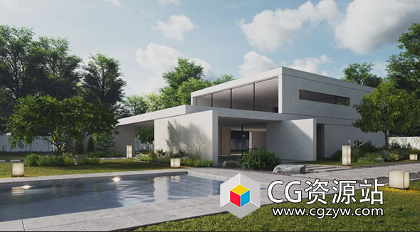 32个室外小屋房间高质量3D模型 Archmodels vol. 254 (3DS MAX格式)