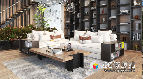 40个室内沙发高质量3D模型 Archmodels vol. 257 (3DS MAX格式)
