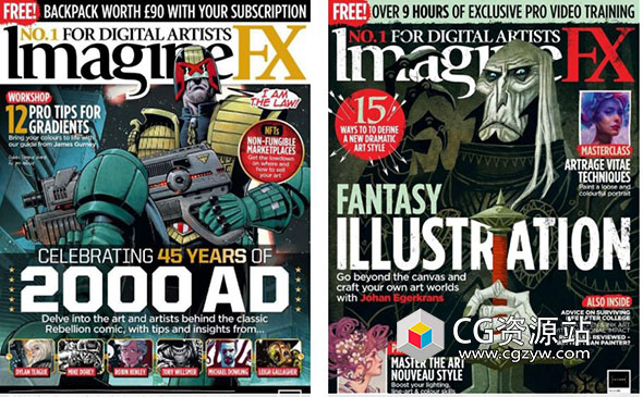ImagineFX科幻数字艺术杂志2022年PDF合集
