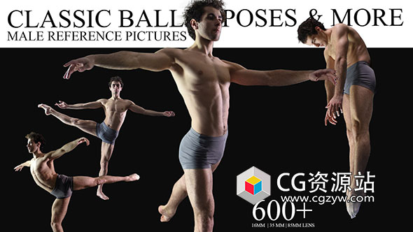 648张男性经典芭蕾姿势高清参考图片合集-图片1