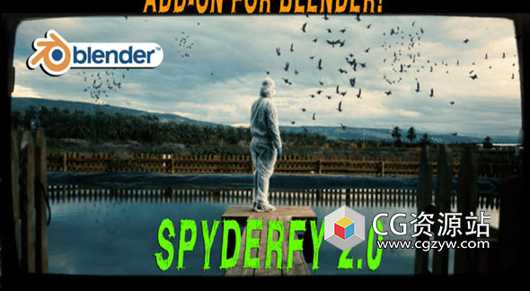 Blender群体动画粒子系统插件 Spyderfy V2.6 – Boid Systems Add-On