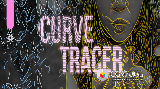 AE/PR插件-Curve Tracer V1.0.2抽象线条填充描绘动画Win/Mac