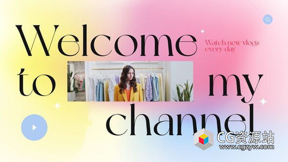 AE模板-AE模板-时尚社交媒体设计元素宣传 Social Media Promo