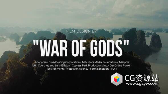 FCPX插件-18组大气电影片头片尾滚动字幕标题动画