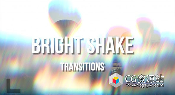 FCPX插件-9种时尚变形动态故障转场过渡效果 Bright Shake Transitions FCPX