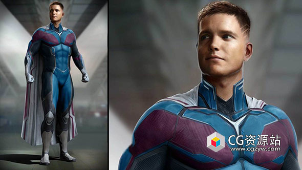 ZBrush影视超级英雄概念设计视频教程