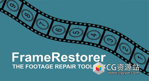 丢帧去闪烁清理修复工具AE脚本 pt FrameRestorer V2.0 + 使用教程