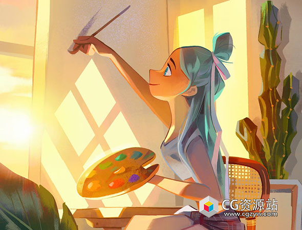 概念艺术插图培训视频教程+中英文字幕-图片1