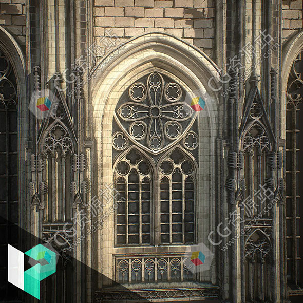 Substance Designer材质纹理哥特式建筑科隆圆顶制作视频教程-图片1