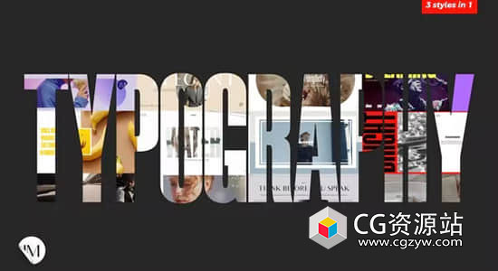 FCPX插件-12组时尚全屏标题排版动画 Typography Pack