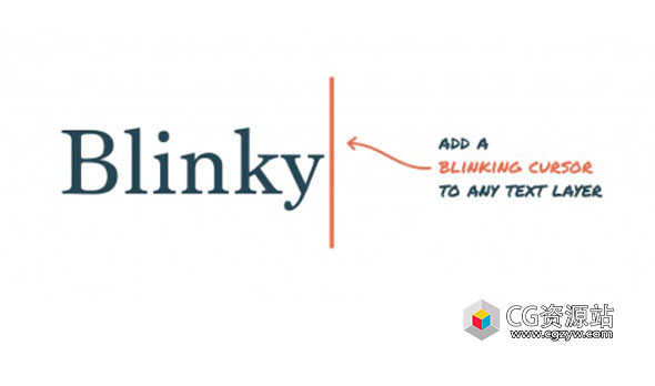 电脑打字动画AE脚本 Aescripts Blinky V2.0