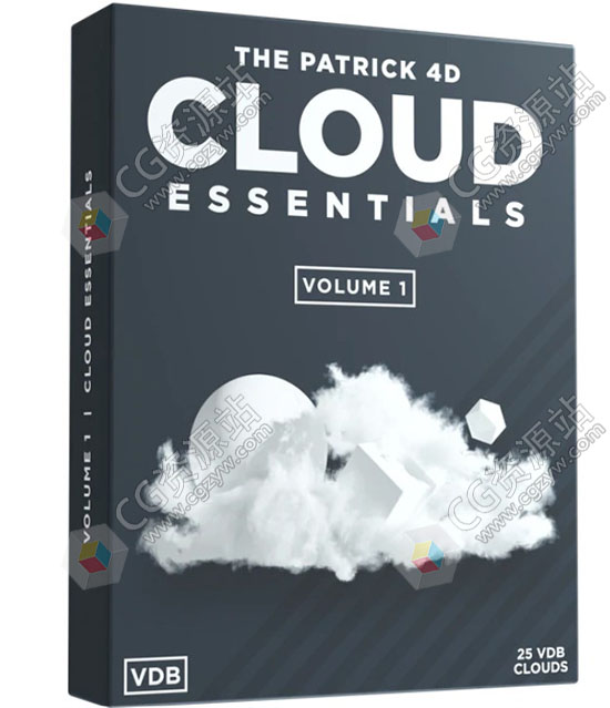 25组逼真静态体积云VDB场景3D模型+使用教程-图片1