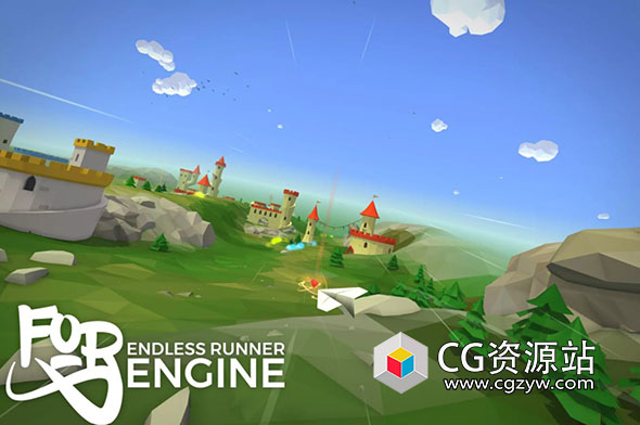 Unity跑步赛车游戏引擎 Forever – Endless Runner Engine v1.14
