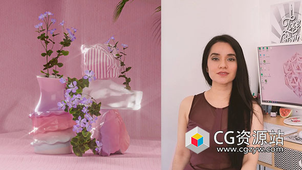 C4D Redshift渲染器静帧场景渲染教程+中英文字幕