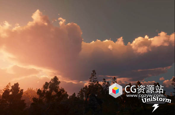 Unity天空体积云天气模拟插件 Unistorm 5.2.0