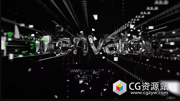 AE模板-E3D高科技标志logo开场动画 Hi-Tech Logo Reveal V2